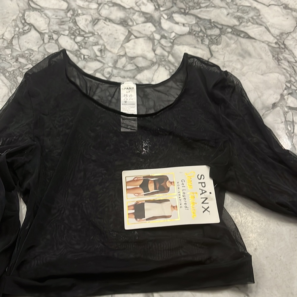 Spanx long sleeve crop top - Picture 3 of 3